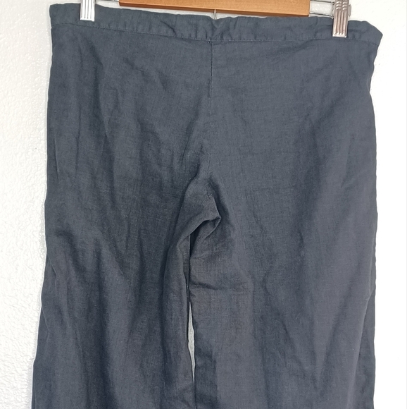 Tysa Designs Linen Blend Lagenlook Wide Leg Pants - Picture 5 of 13